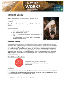how dirt works - Nature Works Everywhere