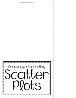 Scatter Plots