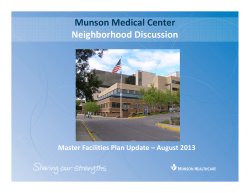 Munson Medical Center Neighborhood Discussion