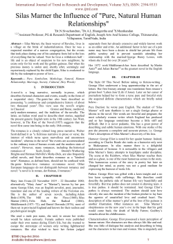 - International Journal of Trend in Research and