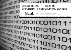 online retail &ndash; threat or opportunity for shopping centers