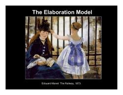 The Elaboration Model