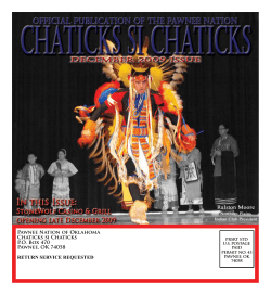 December 2009 Issue - Pawnee Nation of Oklahoma