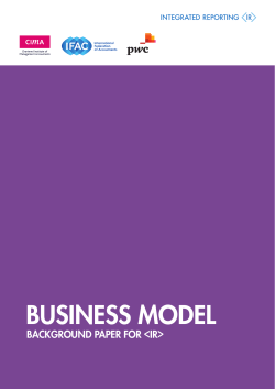 business model - Integrated Reporting