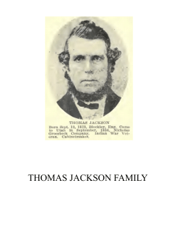 thomas jackson family