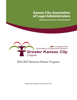 2016-2017 Business Partner Program