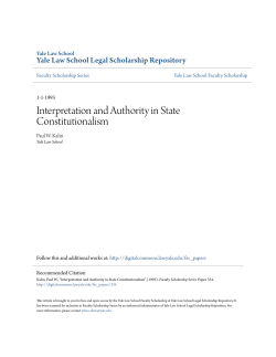Interpretation and Authority in State Constitutionalism