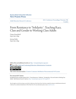 From Resistance to "Solidarity": Teaching Race