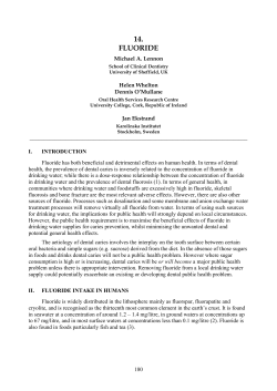 14. fluoride - World Health Organization