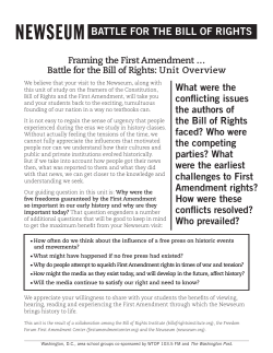 Battle for the Bill of Rights