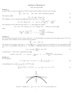 Solutions to Homework 2