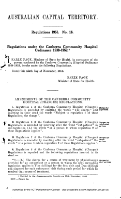 1 - ACT Legislation Register