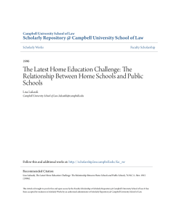 The Latest Home Education Challenge: The Relationship Between