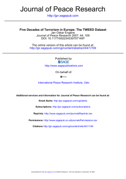 Journal of Peace Research