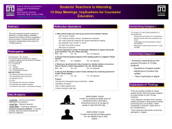 Students` Reactions to Attending 12-Step Meetings