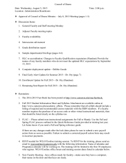 2015.08.05 Agenda - Cameron University
