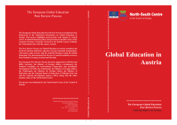 Global Education in Austria - Austrian Development Agency