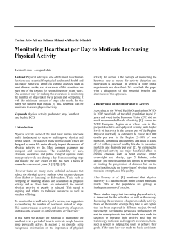 Monitoring Heartbeat per Day to Motivate