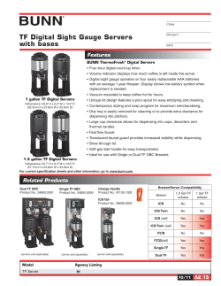 Bunn - TF Server Series