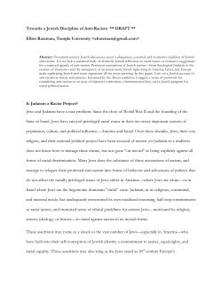 Article -- Towards Jewish Anti-Racism -- JJE -