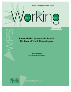 Labor Market Dynamics in Tunisia