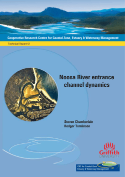 Noosa River entrance channel dynamics