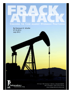 Cracking the Case Against Hydraulic Fracturing