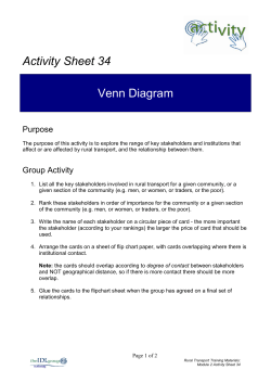 Activity Sheet 34 Venn Diagram