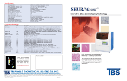 SHURMount 5.2.pmd - Triangle Biomedical Sciences