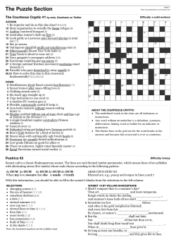 the Courteous Cryptic edition of the