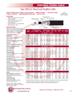 D19. Type SHD-GC - Pittsburgh Wire and Cable