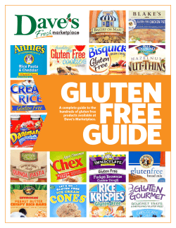 Dave`s Marketplace Gluten Free Guide