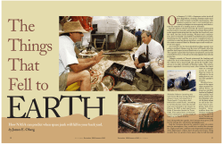 Things That Fall To Earth