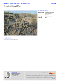 Granite / Basalt Mine