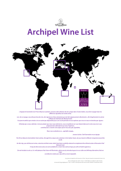carte des vins prince maurice 01.12