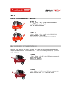 AIRMAX TRADESMAN SERIES - Belt Drive AIRMAX 12