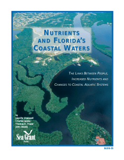Nutrients and Florida`s Coastal Waters