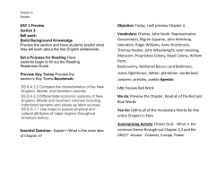 Essential Question: Explain&mdash;What is the main idea of Chapter 3?