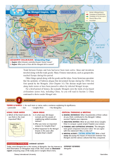 The Mongol Empire, 1294