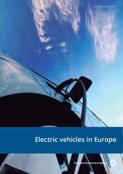 Electric vehicles in Europe - European Strategy and Policy Analysis