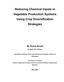 The Implications of Introducing Cover Crops and Strip Cropping to