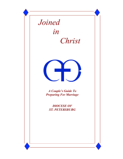 Joined in Christ - Diocese of St. Petersburg