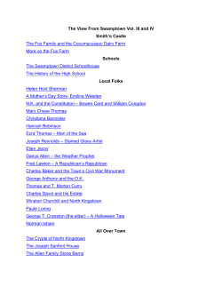 The View From Swamptown - North Kingstown Free Library