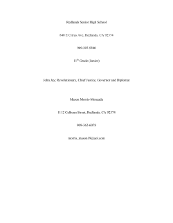 Essay Group 3 #5 John Jay Revolutionary Chief