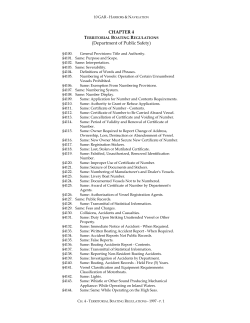 CHAPTER 4 (Department of Public Safety)