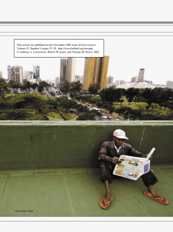 Do Global Attitudes and Behaviors Support Sustainable