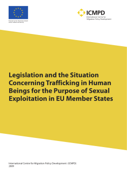 in Human Beings for the Purpose of Sexual Exploitation in EU