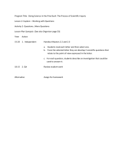 Questions&hellip; - Albany Pine Bush Preserve