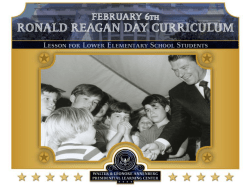 RONALD REAGAN was - reaganfoundation.org