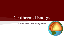 Geothermal Energy